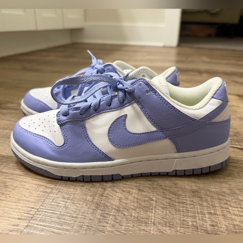 Lilac and White Nike Dunk Low